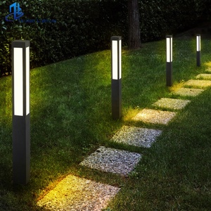 Luci Solari da Giardino Impermeabili per Esterni, Lampade Decorative a Palo per Vialetti, Lampade Quadrate da Prato con Picchetto, Illuminazione Paesaggistica per Parchi e Strade - Product Image 5