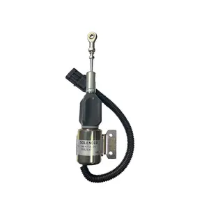 Válvula electromagnética 3932530 24V generador de potencia apagado solenoide 3939701 3932529 3939700 se aplica al generador cummins