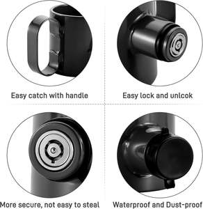 YH3189 Fifth Wheel King Pin Serrure d'attelage <span class=keywords><strong>antivol</strong></span> en acier pour VR et camping-cars Nouvel état avec poignées pratiques et fonctionnalités d'avertissement - Product Image 4