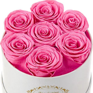 Fleurs éternelles <span class=keywords><strong>Fose</strong></span> roses préservées éternelles dans un dôme en verre avec LED pour les cadeaux d'affaires promotionnels d'entreprise de Noël - Product Image 1