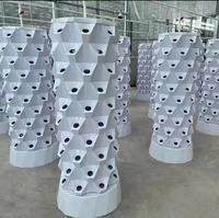 Nouveau système de culture hydroponique vertical en tour aéroponique rotative pour serres agricoles