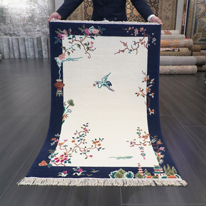 <span class=keywords><strong>Tappeto</strong></span> in <span class=keywords><strong>Lana</strong></span> Intrecciato a Mano 91x143cm, Lussuoso <span class=keywords><strong>Tappeto</strong></span> Cinese Fatto a Mano in <span class=keywords><strong>Lana</strong></span> - Product Image 3