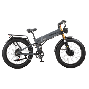 จักรยานพับได้ มอเตอร์คู่ MTB Burchda R5 Pro แบตเตอรี่ลิเธียม 48V30Ah 7 สปีด ล้อ 26 นิ้ว ยาง 4.0 นิ้ว อลูมิเนียม R5pro ระยะทางไกล - Product Image 3