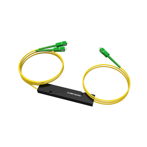 Répartiteur PLC à fibre optique 1x2 SC APC de qualité télécom, faible perte d'insertion, boîtier ABS pour réseau optique passif - Product Image 2