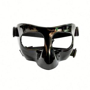 Sports Nose Helmet Basketball Mask Nose Guard Face <b>Shield</b> <b>Protective</b> Mask Adjustable Elastic Strap Lightweight Stainless Steel - Product Image 2
