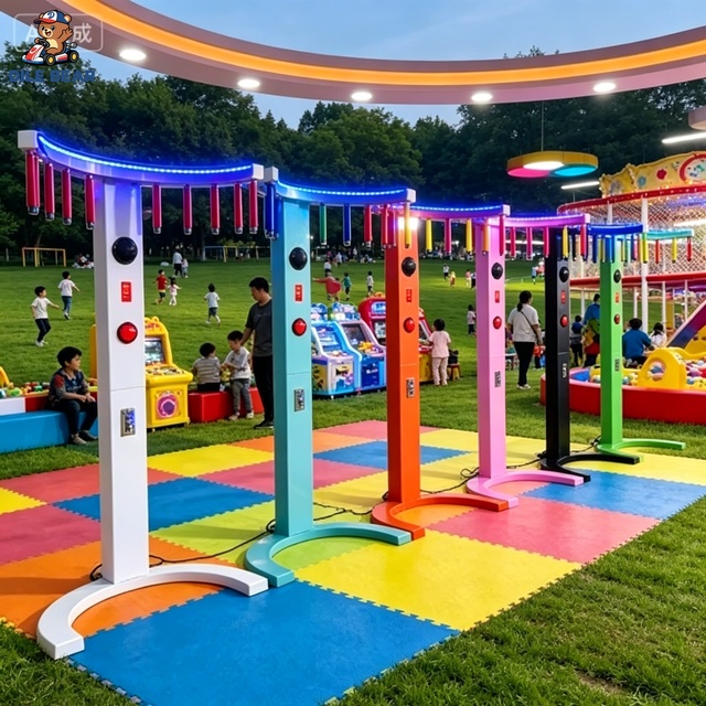 Falling Stick Game Machine Smart Coin Operated Commercial Shopping Mall Interactive Team Building Fast Hand Catching Station