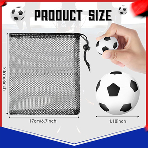 Mini Juguetes Deportivos para Relajación, Antiestrés, Pelota de Espuma de Fútbol para Niñas - Product Image 2