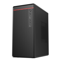 Ruix MY02 Mid Tower Computer Case PC de bureau léger à flux d'air élevé avec facteur de forme MicroATX Style simple pour table de bureau