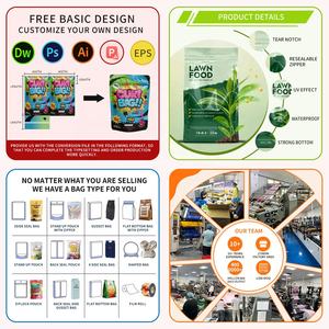 Stand-Up Zipper Packaging Bags <b>Reusable</b> & <b>Heat</b> Sealable Doypack Food Storage Pouches Plastic Bag Product Category - Product Image 3