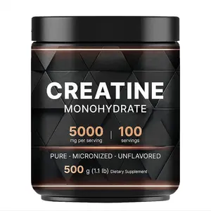 อาหารเสริมกีฬา Creatine monohydrate PURE Creatine monohydrate ผง Creatine