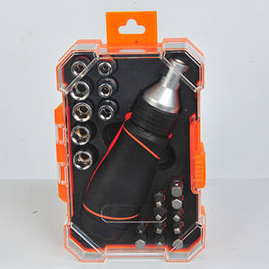 Lixin Tools – jeu de douilles à cliquet 1/4, 20 pièces, pour usage domestique, kit d'outils à main LBX1003 - Product Image 4