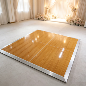 RK Plancher de danse en bois facile à installer, plancher de danse en contreplaqué avec bords en aluminium à vendre - Product Image 1