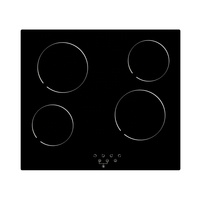 Système de cuisson à induction invisible en verre portable 6600W Appareil électroménager de cuisine électrique Plaque de cuisson intégrée 4 brûleurs Cuisinières