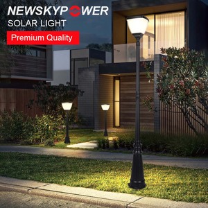 Lámpara Solar para Poste con Precio de Mayoreo, Fácil Instalación en Suelo, Construcción Resistente <span class=keywords><strong>a</strong></span> la Intemperie para Entradas de Autos, Resorts y Escuelas - Product Image 2