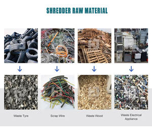 Trituradora de doble eje de servicio pesado Máquinas de reciclaje de neumáticos para trituradora de caucho de neumáticos - Product Image 3