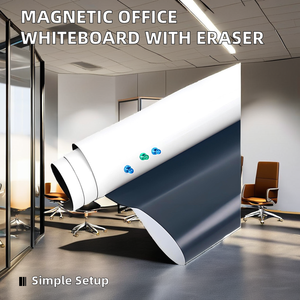 <span class=keywords><strong>Tableau</strong></span> blanc en fer direct d'usine de 0.6mm avec support adhésif Installation facile et douce pour mémo familial/babillard - Product Image 4