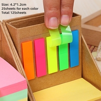 Note collante avec porte-stylo bloc-notes de bureau Notes de Type combinées pour l'école de cadeau promotionnel personnalisé