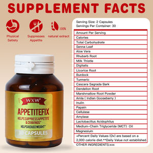 Capsules WXW pour l'équilibre de la flore intestinale, soutien à la santé intestinale, complément alimentaire, pilules de feuilles de séné, capsules de détoxification et de nettoyage - Product Image 4