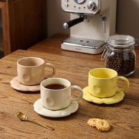 Tasse à lait créative personnalisée pour le petit déjeuner et le bureau à domicile, tasse à eau, motif fromage, tasse à café et soucoupe mignonnes