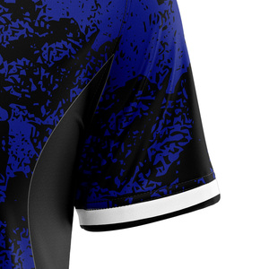 Maillot de football pour jeunes, motif encre éclaboussée, design tendance, léger, col rond, pour entraînement quotidien - Product Image 4