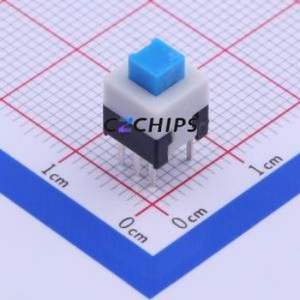 XKB7070-Z-92 Push Button Switch Through hole Component (THT) Switch Self-Locking Square Button Through Hole 100mA - Product Image 1