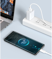 Kabel pengisi daya 120W 6A USB ke Tipe C, kabel Data USB-C silikon lembut Super cepat untuk pengisi daya ponsel