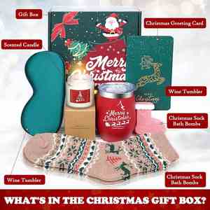 Wholesale Christmas Ideas Gift Basket for Friends Classmate Colleague Sister Daughter Low Price Custom Christmas Gift Set 2024 - Product Image 6