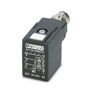 อะแดปเตอร์ Mt-Phoenix SAC-3P-MR/BI-1L-Z SCO, หัวต่อ M12-A 3 ขา แบบงอไปทางด้าน BI (11 มม.), ไดโอด Z, ความยาว 1 ม., 24V 4A, IP65/67, TPU, 1458570 - Product Image 1
