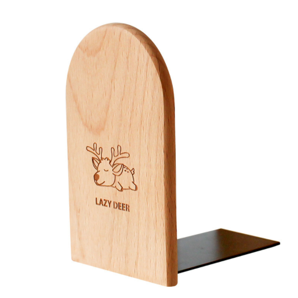 Деревянные подставки для книг из натурального черного ореха, Нескользящие, из Букового дерева, для офиса, настольные подставки для книг для дома и офиса