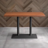 Ensemble chic encombrants pour restaurant haut de gamme café de luxe siège de stand de restauration rapide chaises de salle à manger table de restaurant