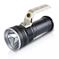 RTS LED Lampe portable Forte Lumière Longue portée Lampe de poche extérieure Rechargeable Ménage Patrouille Projecteur d'urgence