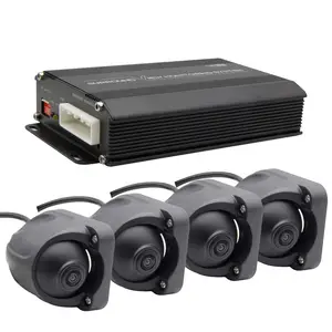 자동차 dvr 도요타 Suppliers-3D 360 도 주변 조류 뷰 트럭 버스 보안 4 웨이 카메라 DVR 녹화 모든 라운드 뷰 360 파노라마 자동차 카메라 시스템