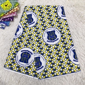 2025 Vải Dệt May Ankara Phi Polyester In Vải Cameroon Lập Pháp Cuộc Bầu Cử Duy Nhất In Sáp Với Biểu Tượng Tùy Chỉnh - Product Image 4