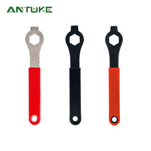 Antuke Bicycle <b>Crank</b> <b>Removal</b> <b>Tool</b> Titanium Alloy Hand <b>Tool</b> For Cycling Repair With Red And Black Handle - Product Image 1