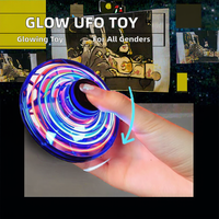 Ovni volant inductif écologique pour enfants, boomerang gyroscopique lumineux en plastique personnalisé, jouet tournant anti-stress pour les 8-13 ans