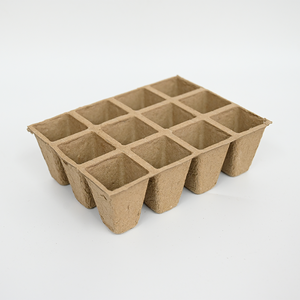 Bandejas de Pulpa de Papel al por Mayor para Plántulas con Orificios de Drenaje Personalizados, Bandejas Biodegradables para Germinación y Trasplante Eficiente - Product Image 6