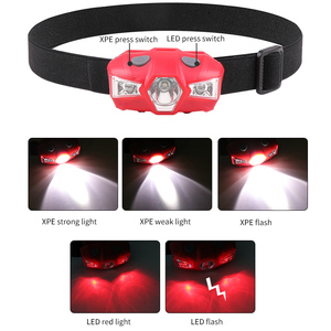 Mini lampe <span class=keywords><strong>Frontale</strong></span> xpe lumineuse à <span class=keywords><strong>LED</strong></span>, batterie sèche, lampe de poche l, lampe <span class=keywords><strong>Frontale</strong></span> pour l'extérieur, course, pêche, Camping, 100m - Product Image 6