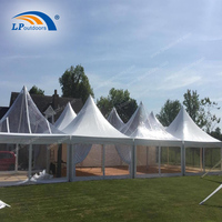 Cadre extérieur en aluminium 20x20 'avec tente de pavillon Keder Track Cable Cross pour vente en gros et fête