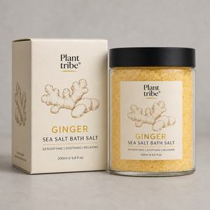 Sal de Baño de Jengibre y Sal Marina, Exfoliante Natural, Calmante, Hidratante y Relajante, Sal de Baño Herbal - Product Image 5
