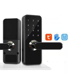 Serrure de porte numérique électrique NFC TTlock à piles alcalines AA, antivol, résistante aux intempéries, pour maison, bureau et extérieur - Product Image 1