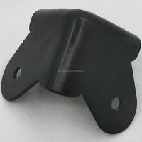 Protections d'angle pour enceintes amplifiées spéciales, en fer, pour protéger les coins des boîtes audio, surface noire, angle enveloppé