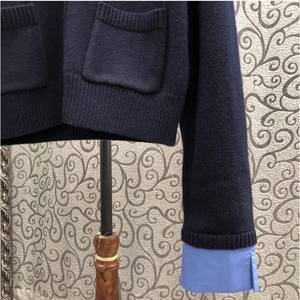 <span class=keywords><strong>Cardigan</strong></span> di alta qualità nuovi <span class=keywords><strong>Cardigan</strong></span> 2026 primavera donna con collo staccabile a manica lunga Casual lavorato a maglia <span class=keywords><strong>blu</strong></span> <span class=keywords><strong>scuro</strong></span> - Product Image 5