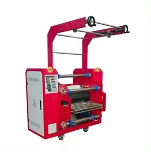 Multi-functional webbing nylon polyester ribbon roller rotary sublimation transfer coloring printing lanyard heat press machine