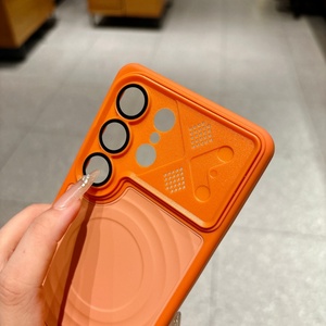 Nueva Funda Magnética Mate con Patrón de Ondas de Agua para Samsung S26 Ultra Plus con Película Protectora HD a Prueba de Golpes - Product Image 5