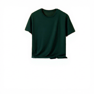 Camiseta Informal Sólida, Multicolor, Unisex, Transpirable, Ecológica, 100% Algodón, Corte Regular, Manga Corta, Secado Rápido, Tejido de Punto - Product Image 1