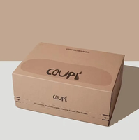 Boîtes cadeaux rigides en carton ondulé avec logo personnalisé, matériaux recyclés, pelliculage mat pour vêtements, chaussures, cosmétiques et chaussettes
