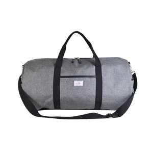 Gray Oxford Duffle <b>Bag</b> With Adjustable Strap Large Capacity Gym Travel <b>Bag</b> Unisex Zipper Closure 36–55L - Product Image 1