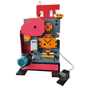 Máquina Industrial Combinada para Cortar Acero - Punzonado y Corte para Barras Redondas, Perfiles y Acero Angular - Product Image 3