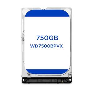 ฮาร์ดดิสก์ภายในขนาด 2.5 นิ้ว 750GB รุ่น WD7500BPVX ความเร็ว 5400RPM SATA ความจุสูง พร้อมแคช 16MB - Product Image 1