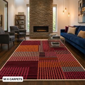 Alfombra de lana de lujo hecha a mano, ecológica, moderna, para hotel, sala de estar, decoración del hogar - Product Image 1